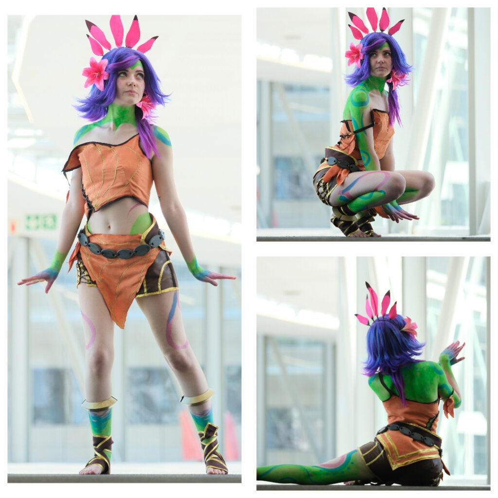 Neeko's clothes from league of legends. Showing the final product of the fully made clothes