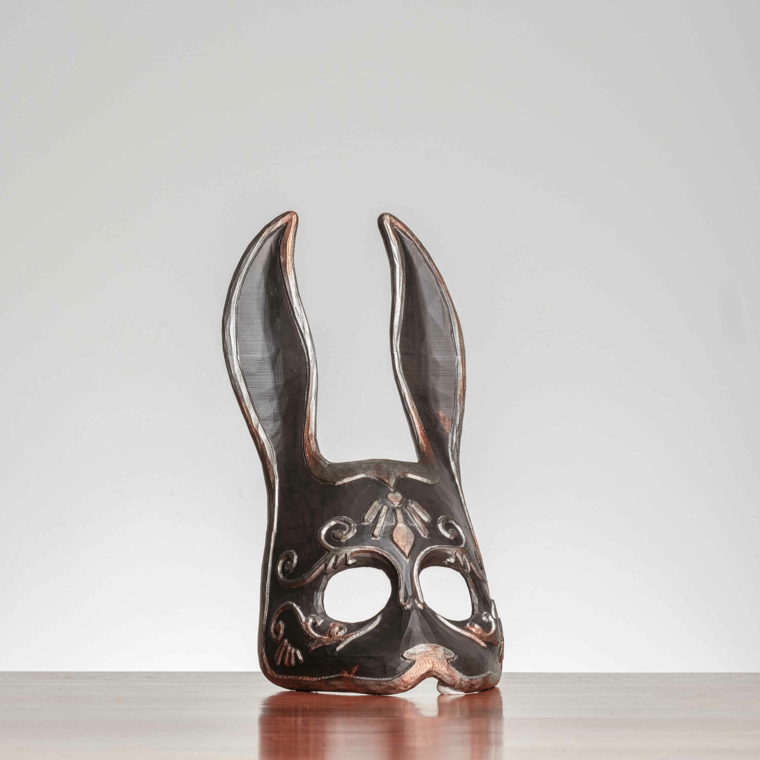Bunny mask on a table
